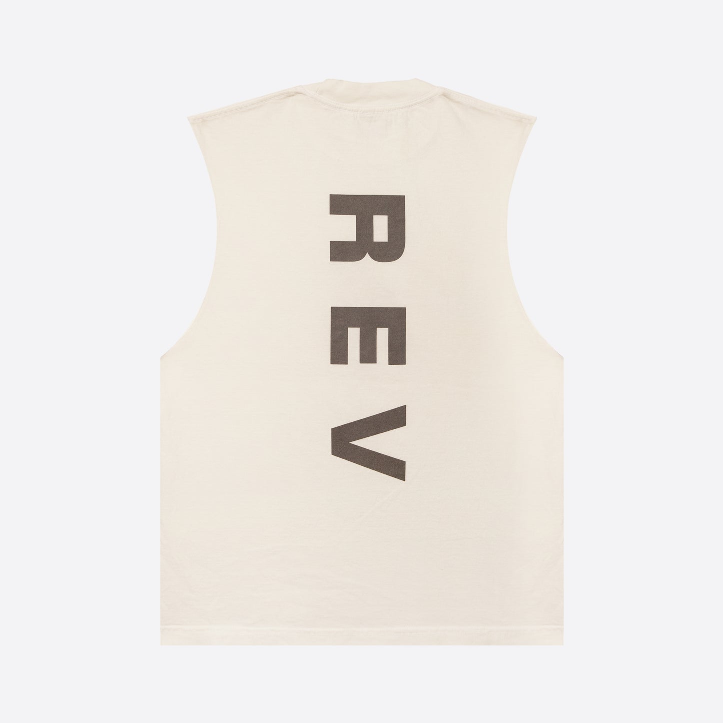 REV SLEEVELESS TEE (OFF WHITE)