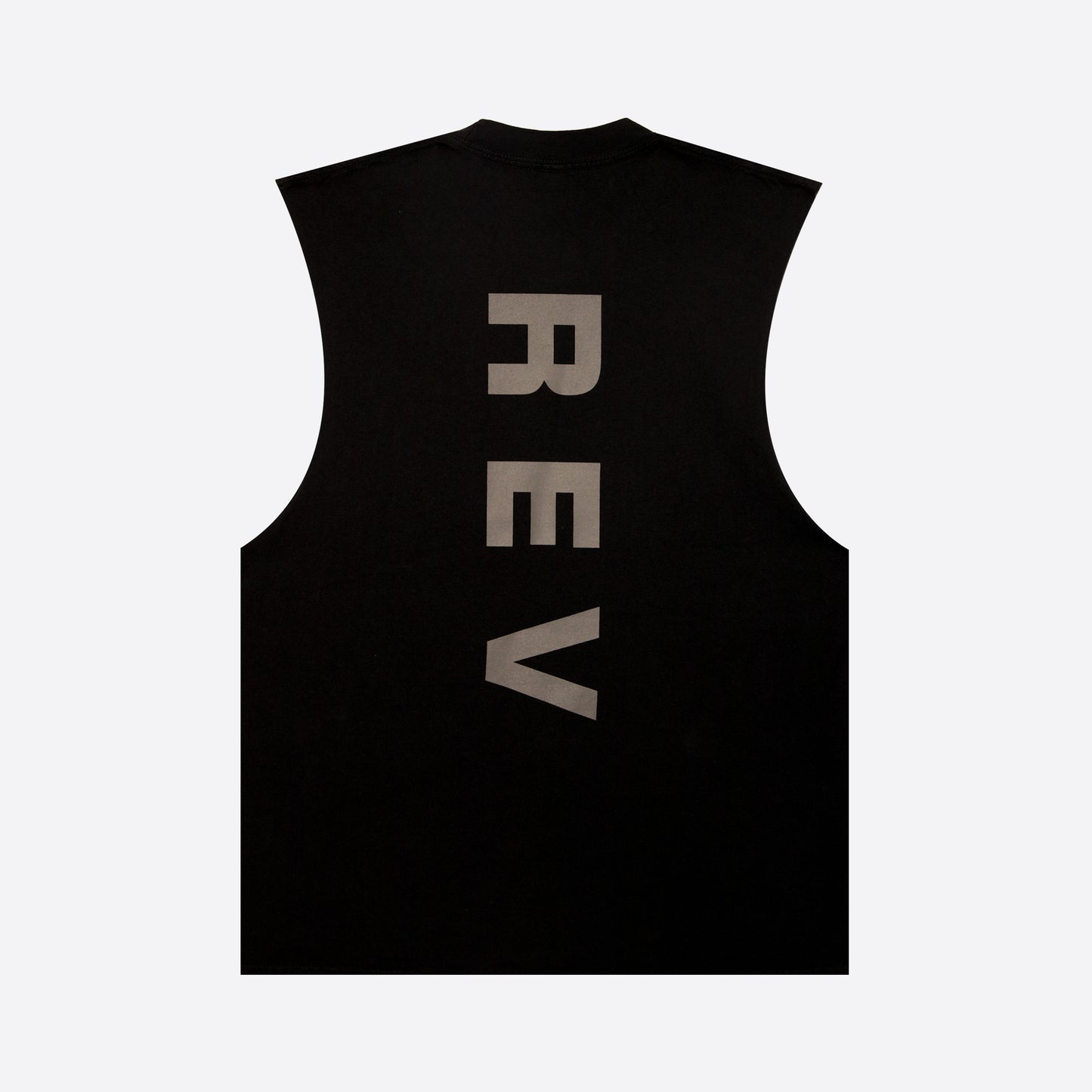 REV SLEEVELESS TEE (BLACK)