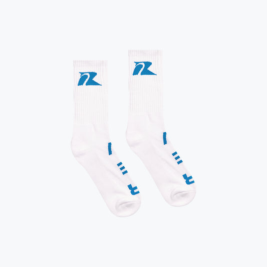 TRAINING SOCK (WHITE/COBALT)